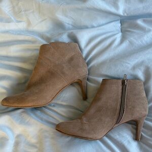 Kelly & Katie Taupe Heeled Boots